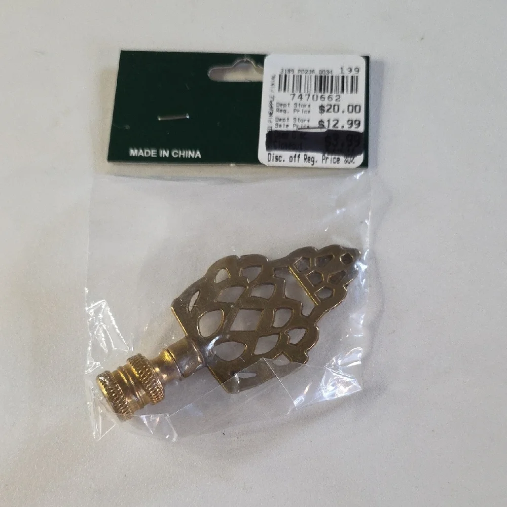 Brass Decorative Finial NWT
